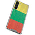 Lithuania Flag Distressed Galaxy S23 Plus Clear Case